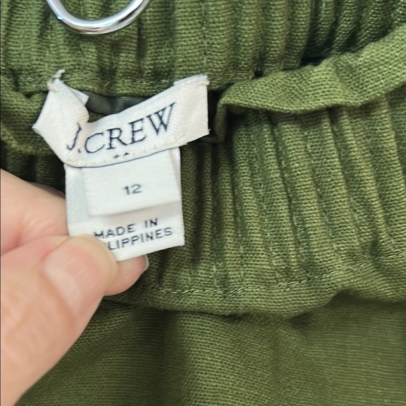 Green Smocked Bubble Mini Skirt for Casual Wear - Picture 2 of 4